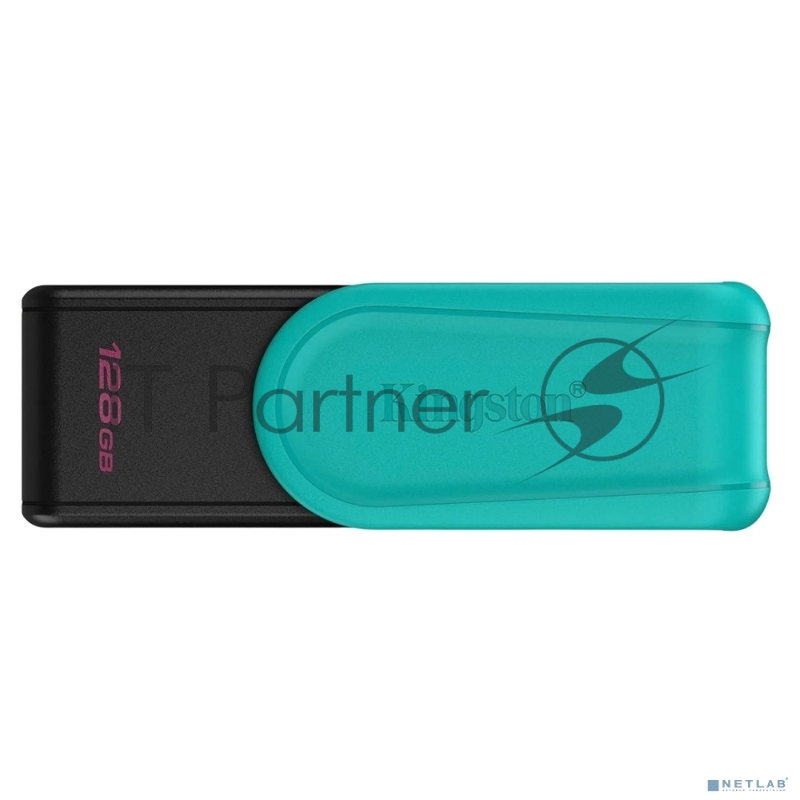 Флеш Диск Kingston 128GB DataTraveler Exodia S DTXS/128GB USB3.0 бирюзовый/черный