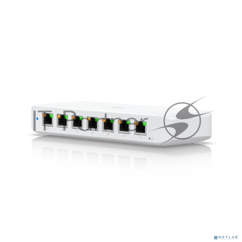 Коммутатор Ubiquiti UniFi Switch Ultra PoE-коммутатор, 8х 1G RJ45, раздача 42 Вт