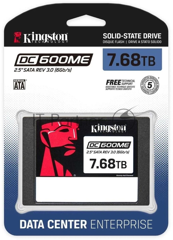 Накопитель SSD Kingston SATA-III 7.68TB SEDC600ME/7680G DC600M 2.5 1 DWPD