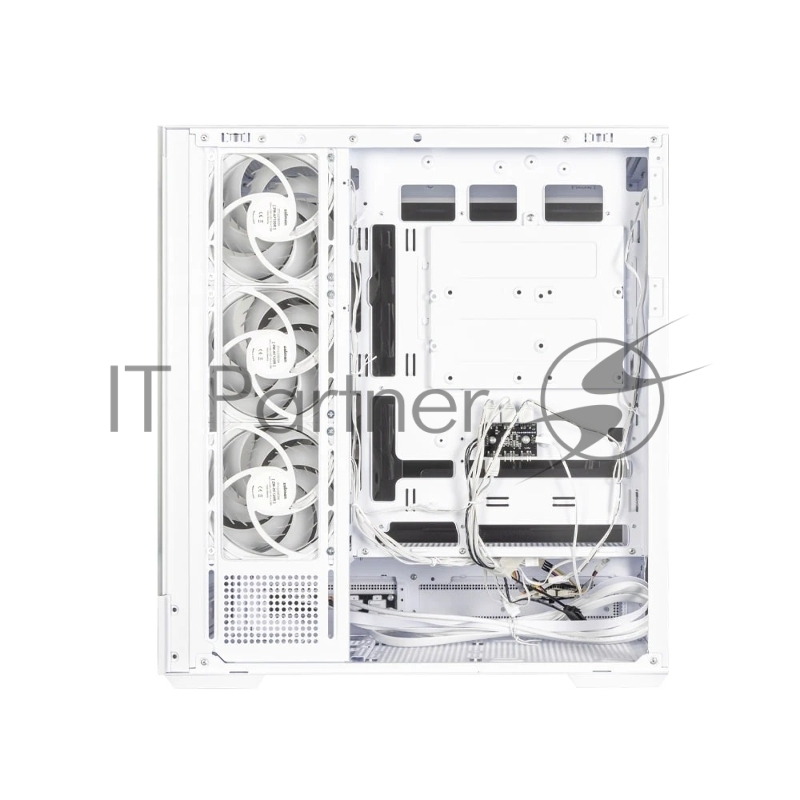 Корпус ZALMAN P40 DS, ATX, WHITE, WINDOW, 9.1-inch LCD screen, 2xCombo(2.5” or 3.5”), 1x2.5”, 1xUSB TYPE-C, 2xUSB3.0, SIDE 3x120mm ARGB, REAR 1x120mm ARGB