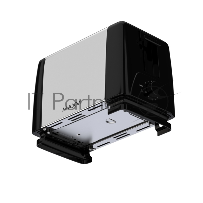 Тостер MAXVI KT822S silver-black