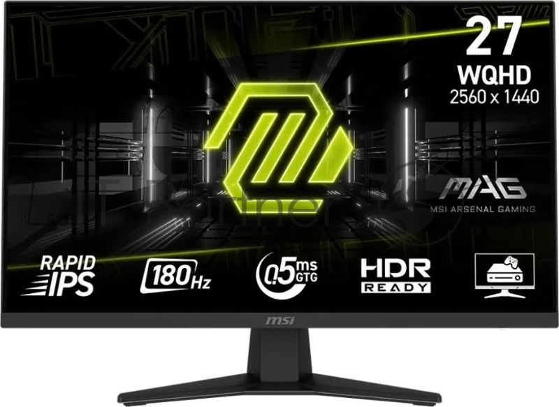 Монитор MSI 27 Mag MAG 274QF черный IPS LED 16:9 HDMI полуматовая 1000:1 250cd 178гр/178гр 2560x1440 180Hz DP Quad 2K (1440p) 6.05кг
