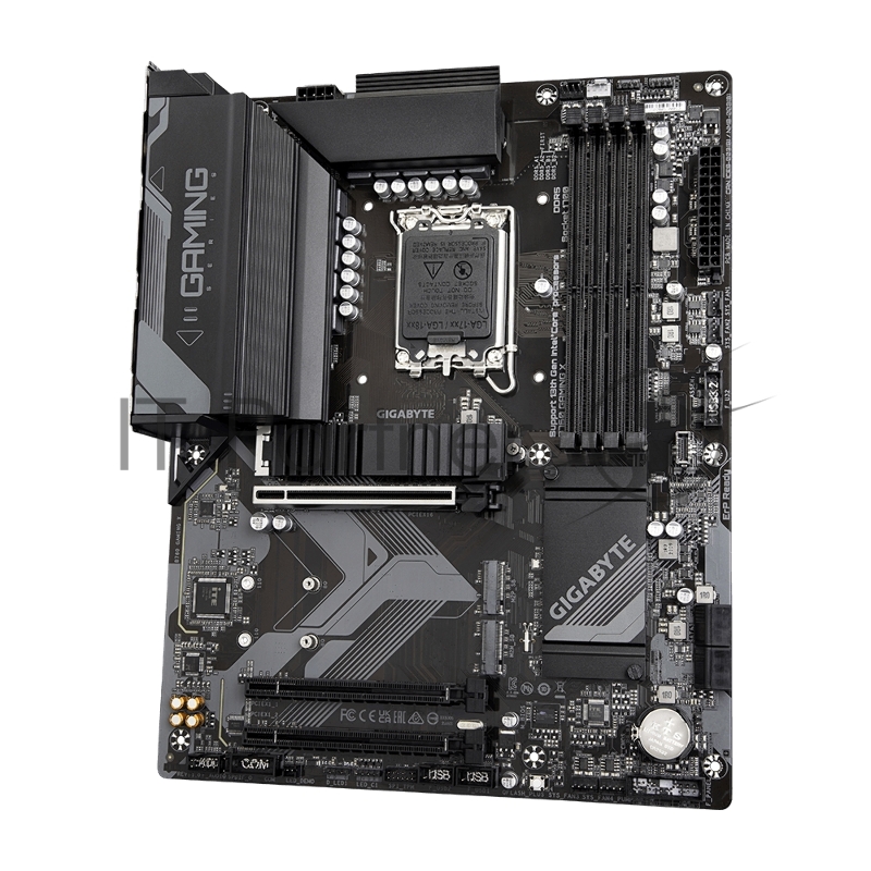 Материнская плата Gigabyte B760 GAMING X, LGA 1700, Intel B760, 4xDDR5, 4xSATA, 3xM.2, 1xPCI-E 4.0 x16, 2xPCI-E 3.0 x1, 1xHDMI, 1xDP, 1x 2.5Gb LAN, 1xUSB 3.2 Gen 2, 1xUSB 3.2 Gen 1, 5xUSB 2.0, 6x3.5 мм, 7.1, ATX