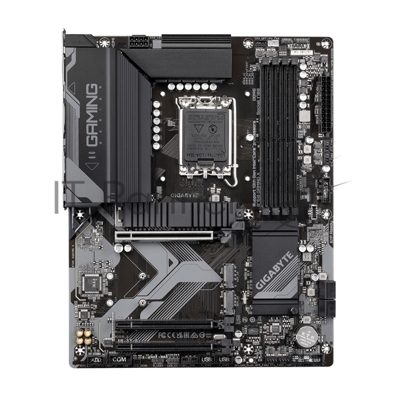 Материнская плата Gigabyte B760 GAMING X, LGA 1700, Intel B760, 4xDDR5, 4xSATA, 3xM.2, 1xPCI-E 4.0 x16, 2xPCI-E 3.0 x1, 1xHDMI, 1xDP, 1x 2.5Gb LAN, 1xUSB 3.2 Gen 2, 1xUSB 3.2 Gen 1, 5xUSB 2.0, 6x3.5 мм, 7.1, ATX