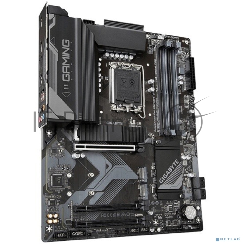 Материнская плата Gigabyte B760 GAMING X, LGA 1700, Intel B760, 4xDDR5, 4xSATA, 3xM.2, 1xPCI-E 4.0 x16, 2xPCI-E 3.0 x1, 1xHDMI, 1xDP, 1x 2.5Gb LAN, 1xUSB 3.2 Gen 2, 1xUSB 3.2 Gen 1, 5xUSB 2.0, 6x3.5 мм, 7.1, ATX