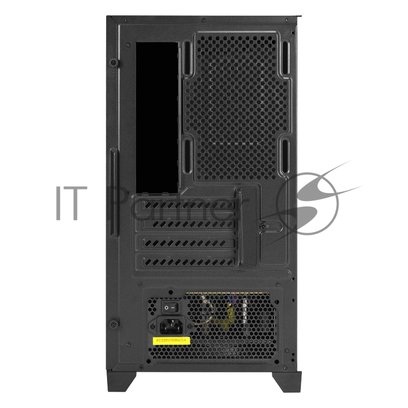 Корпус Minitower ExeGate i3 SEA LE-NPX550 (mATX, БП 550NPX, 1*USB+1*USB3.0, HD аудио, черный, передняя и боковая панели - закаленное стекло)
