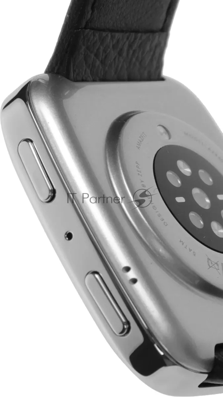 Смарт-часы Amazfit Active 2S A2440 1.75 AMOLED корп.серебристый рем.черный разм.брасл.:150-210мм (6972596108825)