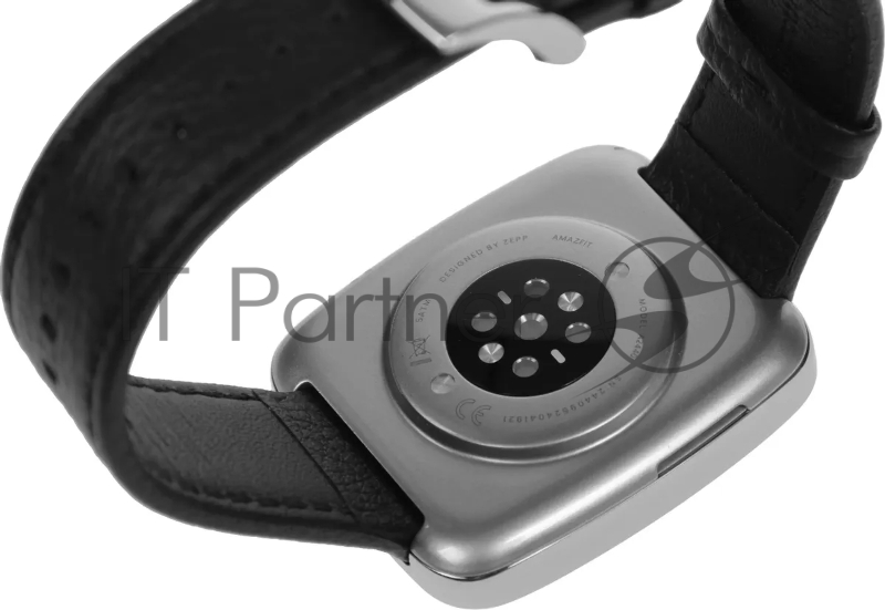 Смарт-часы Amazfit Active 2S A2440 1.75 AMOLED корп.серебристый рем.черный разм.брасл.:150-210мм (6972596108825)