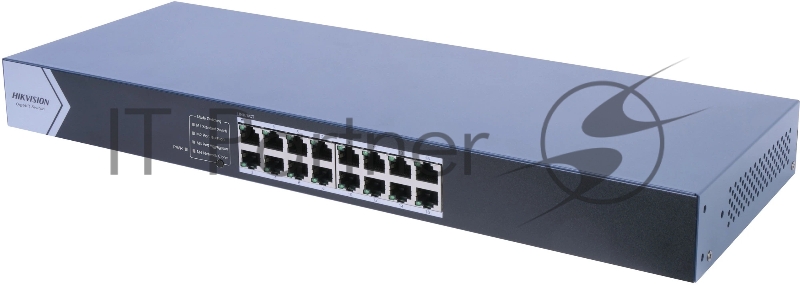 Гигабитный коммутатор DS-3E0516-E(C), 16-портовый, Hikvision