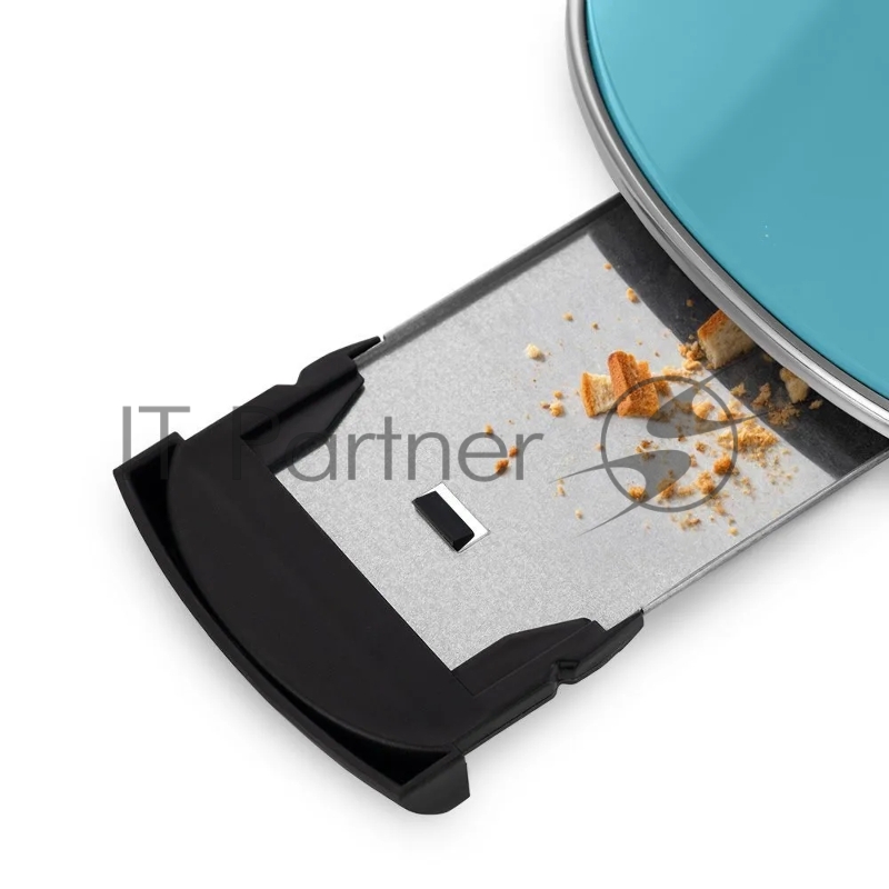 Тостер Kitfort КТ-6455 815Вт голубой/серебристый