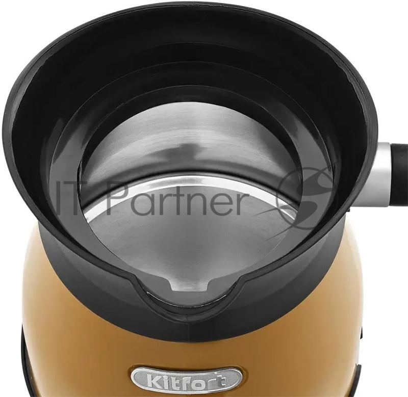 Электрическая турка Kitfort КТ-7498 1000 Вт коричневый/черный