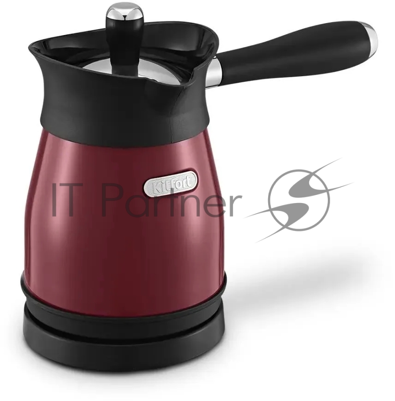 Электрическая турка Kitfort КТ-7499 1000 Вт красный/черный