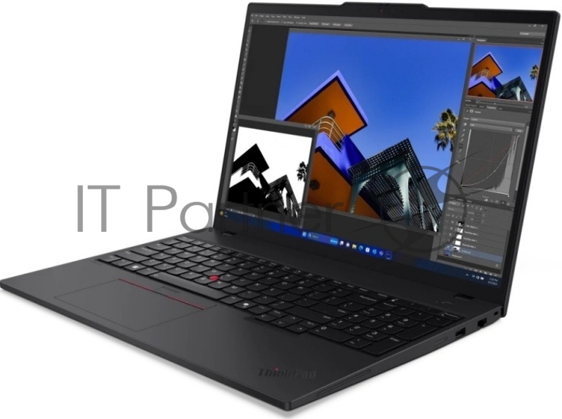 Ноутбук Lenovo ThinkPad T16 G3 Core Ultra 5 125U 16Gb SSD512Gb Intel Graphics 16 IPS WUXGA (1920x1200) Windows 11 Pro 64 black WiFi BT Cam (21MQS0T500)