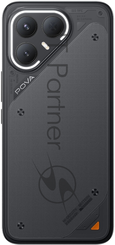 Смартфон Tecno Pova 7 Pro 5G 12GB/256GB Geek Black (LJ8)