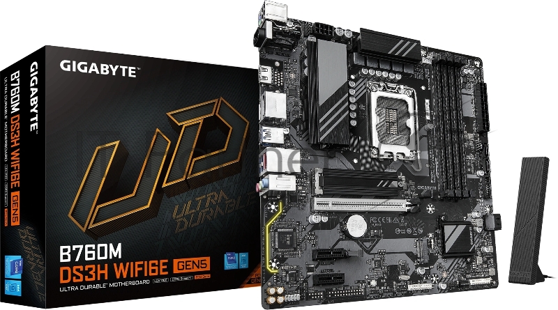 Матиринская плата Gigabyte B760M DS3H WF6E GEN5