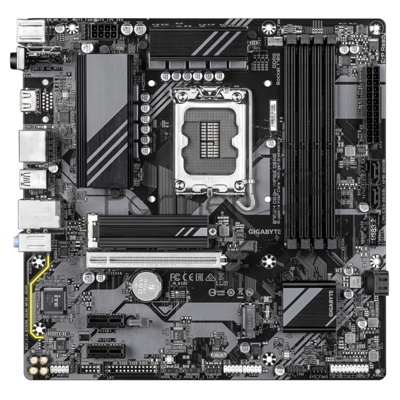 Матиринская плата Gigabyte B760M DS3H WF6E GEN5
