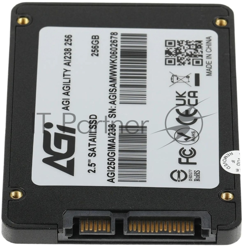 Твердотельный накопитель SSD AGI AI238 SSD 2.5 256GB QLC RETAIL-Color Box