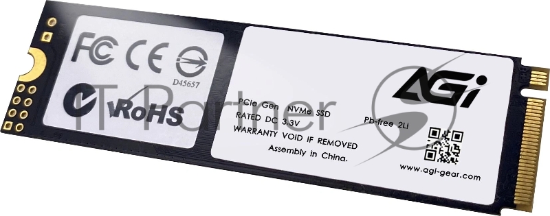 Твердотельный накопитель SSD AGI AI818 PCIe Gen.4 2TB QLC RETAIL-Color Box