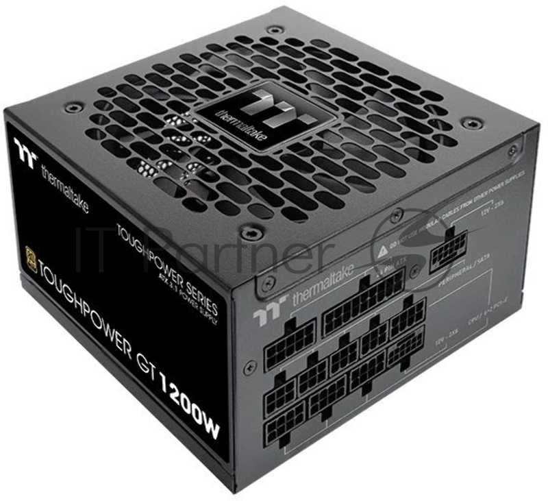 Блок питания Thermaltake ATX 1200W Toughpower GT 80+ gold 24pin APFC 120mm fan 6xSATA Cab Manag RTL