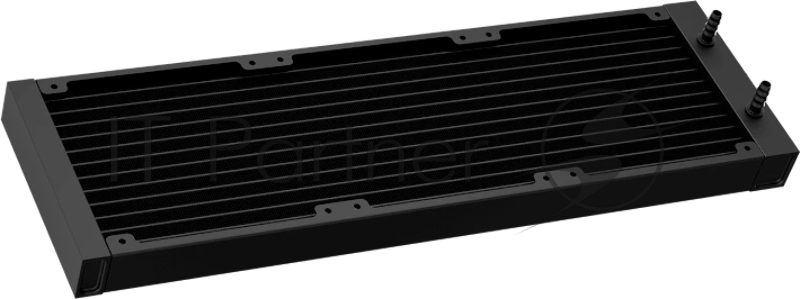 Водяное охлаждение для процессора SAMA Q60 Black (360mm, LED temp., черный, ARGB/ Fans: 3x120mm, 86CFM, 30dBA, 2600RPM/ Pump height 64mm, 30dBA, 2800RPM, Rad thickness 27mm/ S: 1851, 1700, 1200, 20XX, 115X, AM5, AM4)