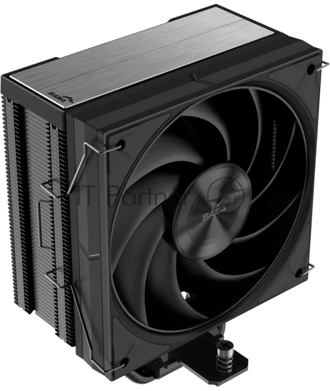 Кулер для процессора SAMA A40 (240W, 4-pin PWM, 152mm, 4x6mm, 1x120mm, 78CFM, 29dBA, 2200RPM, S: 1851/1700/1200/115X, AM5/AM4, черный)