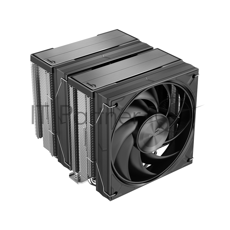 Кулер для процессора SAMA A60E (265W, 4-pin PWM, 156.5mm, 6x6mm, 2x120mm, 78CFM, 29dBA, 2200RPM, S: 1851/1700/1200/115X, AM5/AM4, silver)