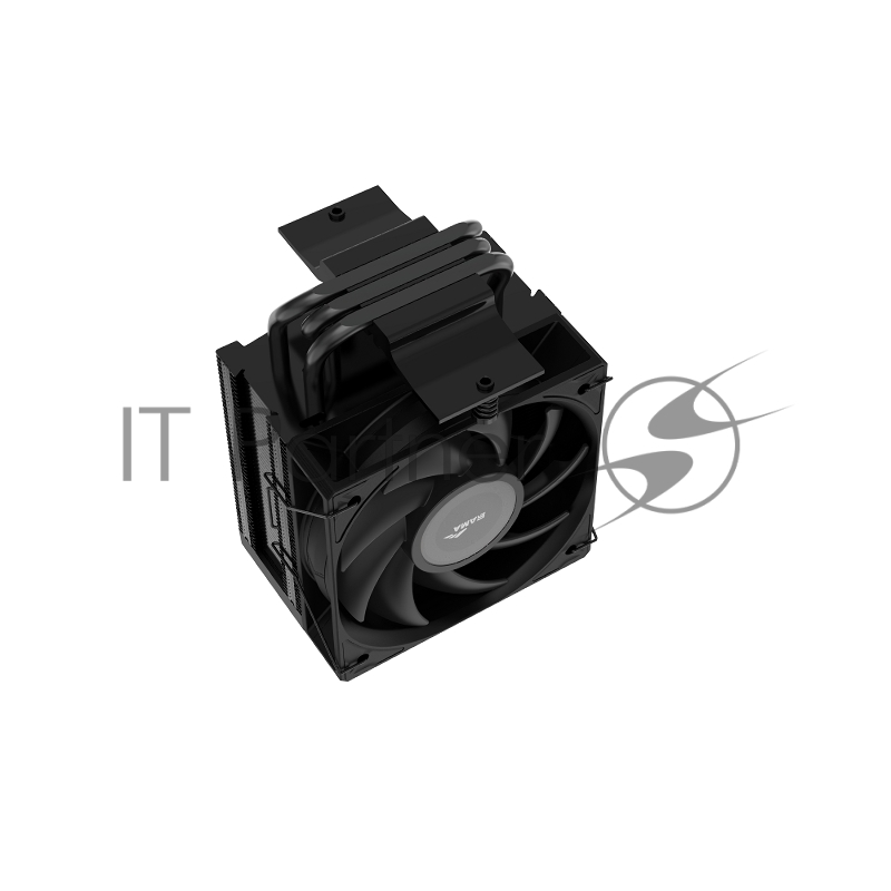 Кулер для процессора SAMA X30 (180W, 4-pin PWM, 133.5mm, 3x6mm, 1x100mm, 50.1CFM, 35.2dBA, 2600RPM, S: 1851/1700/1200/115X, AM5/AM4, черный)