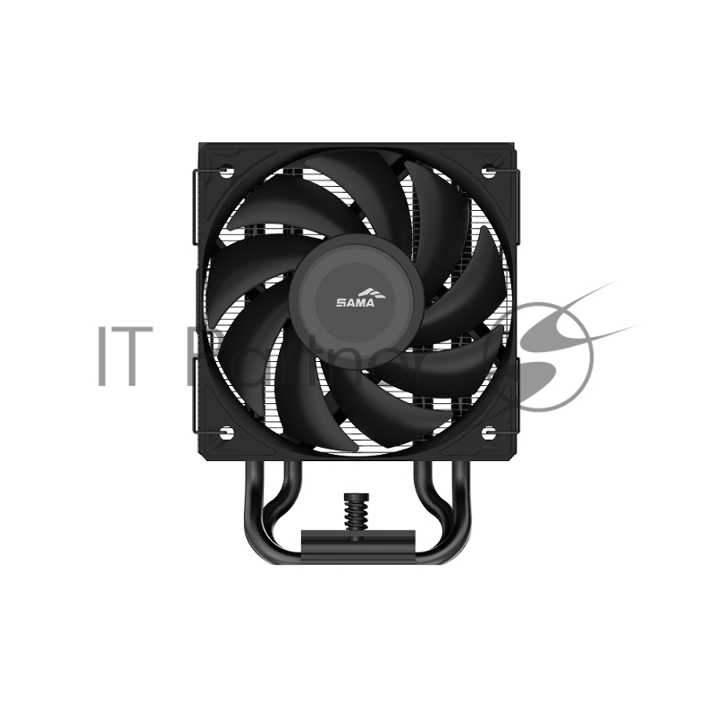 Кулер для процессора SAMA X30 (180W, 4-pin PWM, 133.5mm, 3x6mm, 1x100mm, 50.1CFM, 35.2dBA, 2600RPM, S: 1851/1700/1200/115X, AM5/AM4, черный)