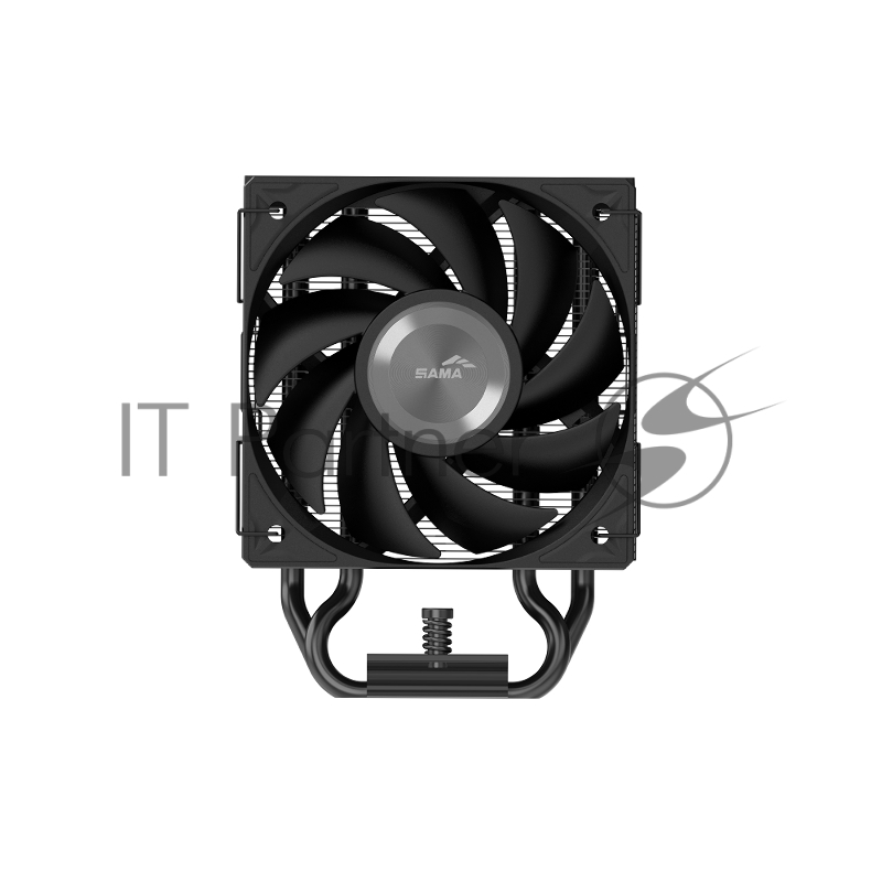 Кулер для процессора SAMA X40 (200W, 4-pin PWM, 133.5mm, 4x6mm, 1x100mm, 50.1CFM, 35.2dBA, 2600RPM, S: 1851/1700/1200/115X, AM5/AM4, черный)