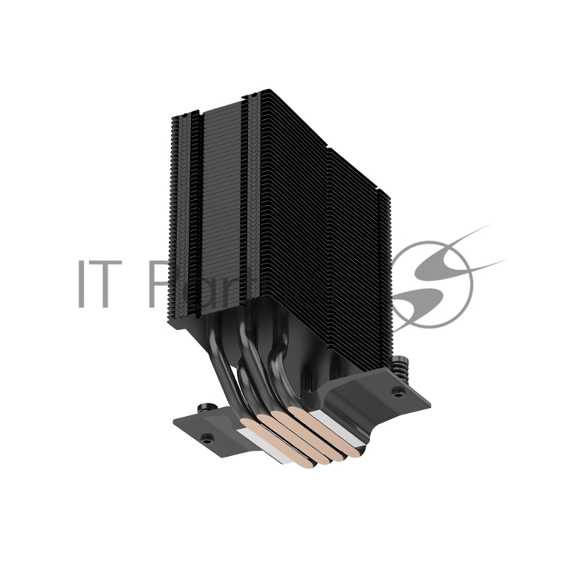 Кулер для процессора SAMA X40 (200W, 4-pin PWM, 133.5mm, 4x6mm, 1x100mm, 50.1CFM, 35.2dBA, 2600RPM, S: 1851/1700/1200/115X, AM5/AM4, черный)