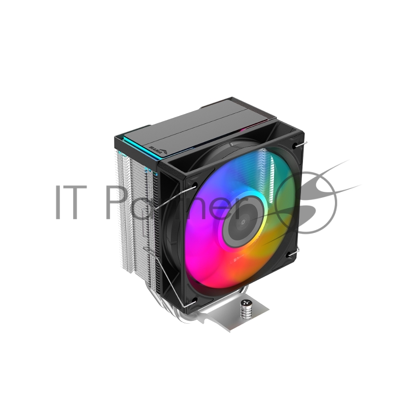 Кулер для процессора SAMA X40L (200W, 4-pin PWM, 133.5mm, 4x6mm, ARGB, 1x100mm, 50.1CFM, 35.2dBA, 2600RPM, S: 1851/1700/1200/115X, AM5/AM4, silver)