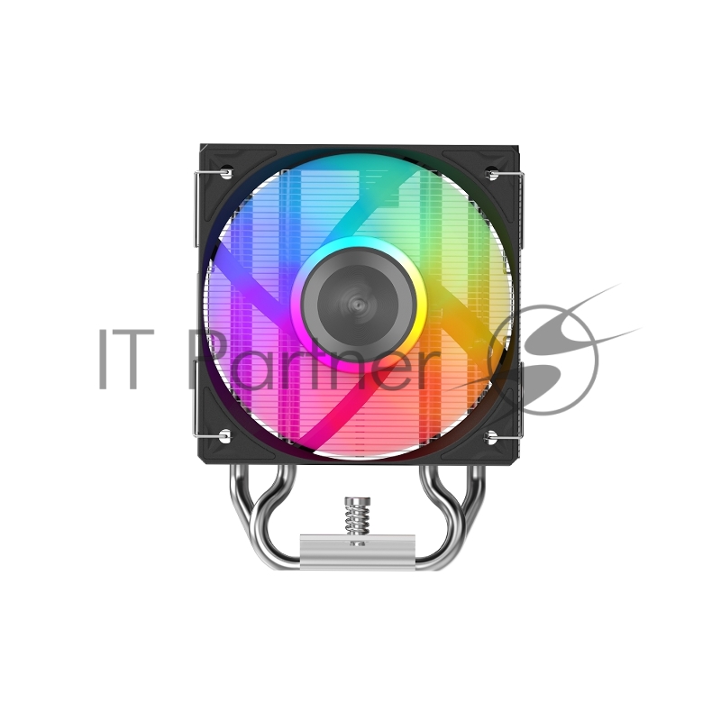 Кулер для процессора SAMA X40L (200W, 4-pin PWM, 133.5mm, 4x6mm, ARGB, 1x100mm, 50.1CFM, 35.2dBA, 2600RPM, S: 1851/1700/1200/115X, AM5/AM4, silver)