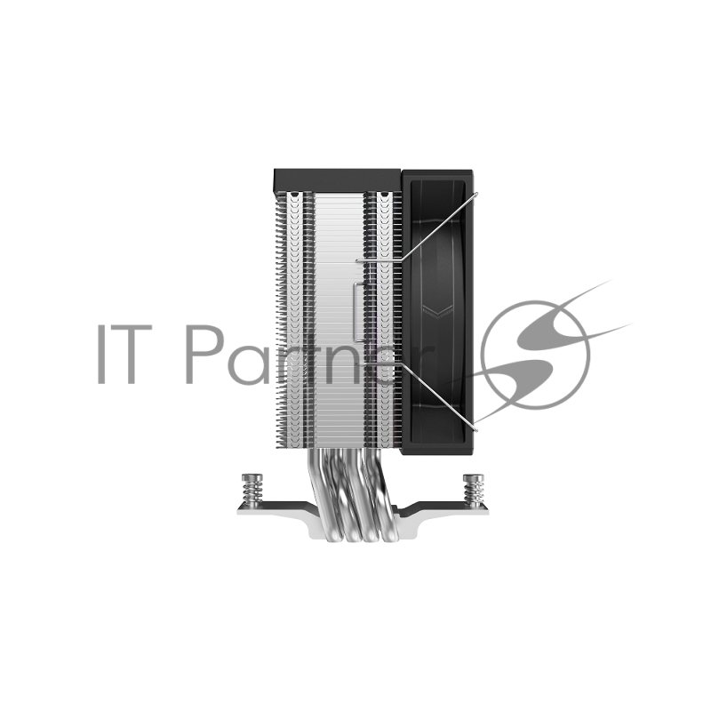 Кулер для процессора SAMA X40L (200W, 4-pin PWM, 133.5mm, 4x6mm, ARGB, 1x100mm, 50.1CFM, 35.2dBA, 2600RPM, S: 1851/1700/1200/115X, AM5/AM4, silver)