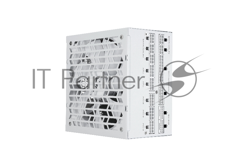 Блок питания SAMA P1200 White (XPH1200-AP), 1200W 80+ Platinum (ATX, 3.1, PCIe 5.0, Full modular, 1x24(20+4)pin mesh 600mm, 2xCPU 8(4+4)pin 700mm, 3xPCIe*2 8(6+2)pin 600mm, 1x12VHPWR PCIe 5.1 12+4pin 600W 600mm, 4xSATA*3 450+150+150+150mm, 4xMOLEX4pi