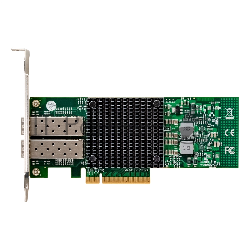 Сетевой адаптер ExeGate EXE-MCX3-2SFP+ (PCI-E x8 v.3, порты 2x SFP+, Dual 10Gb/s, Server NIC Chipset Mellanox ConnectX-3)
