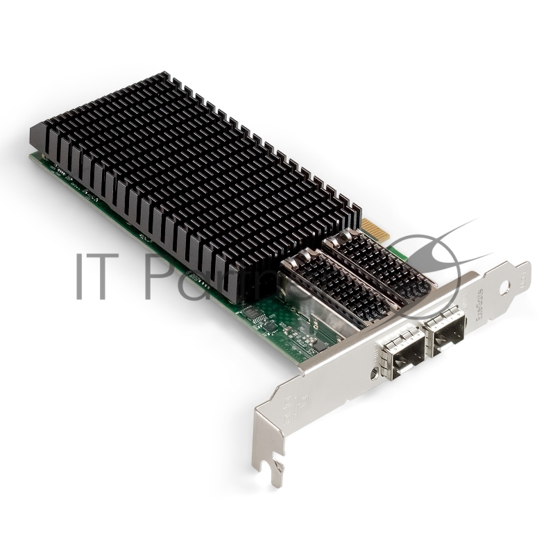 Сетевой адаптер ExeGate EXE-MCX4-2SFP28 (PCI-E x8 v.3, порты 2x SFP28, Dual 25/10/1Gb/s, RDMA NIC Chipset Mellanox ConnectX-4)