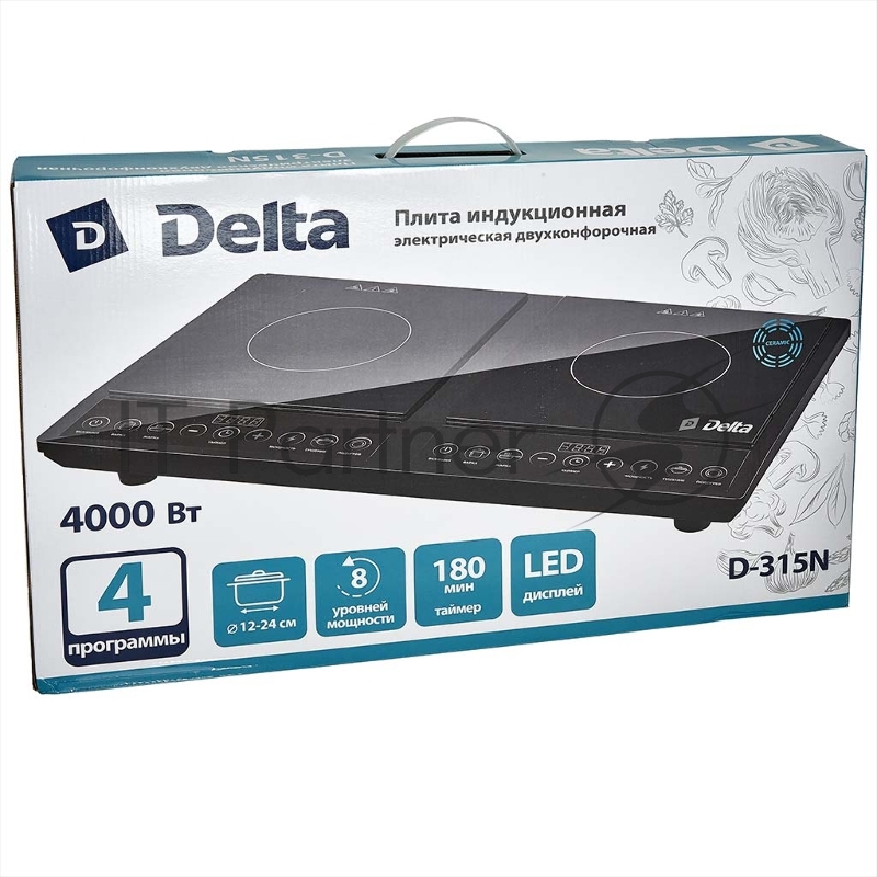Плита индукционная DELTA D-315N черный