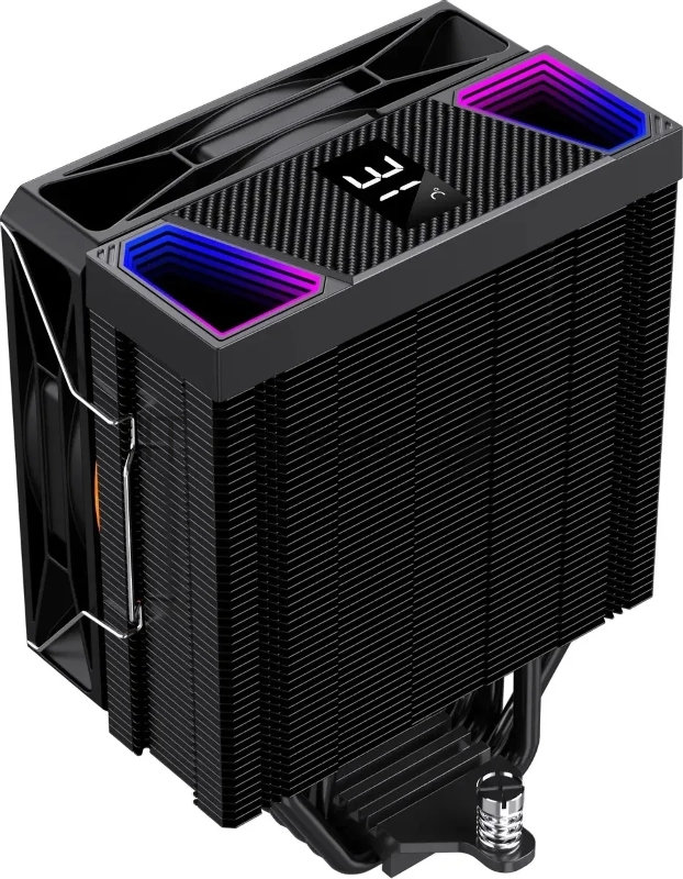 Кулер для процессора Bloody BD-AC220-ARGB1 ARGB Soc-AM5/AM4/1200/1700/1851 черный 4-pin 14-26dB Al+Cu LCD 220W 596gr Ret (BD-AC220-ARGB1-BK)