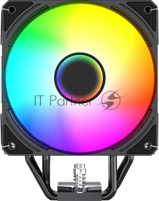 Кулер для процессора Bloody BD-AC220-ARGB1 ARGB Soc-AM5/AM4/1200/1700/1851 черный 4-pin 14-26dB Al+Cu LCD 220W 596gr Ret (BD-AC220-ARGB1-BK)