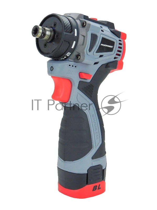 Аккумуляторный бесщеточный шуруповерт со съемным патроном PROFIPOWER BL-161B (40Нм,Li-ion 2шт,2.0Ач,поясная клипса,бита-магнит, З/У, в кейсе)