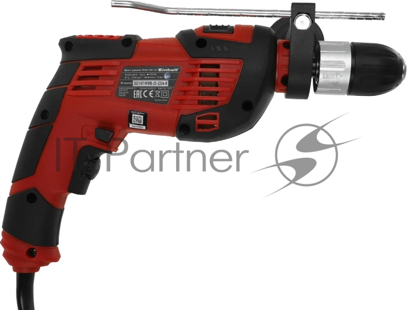 Дрель ударная Einhell TH-ID 720/1 Kit 720Вт патрон:быстрозажимной реверс (кейс в комплекте) (4259715)