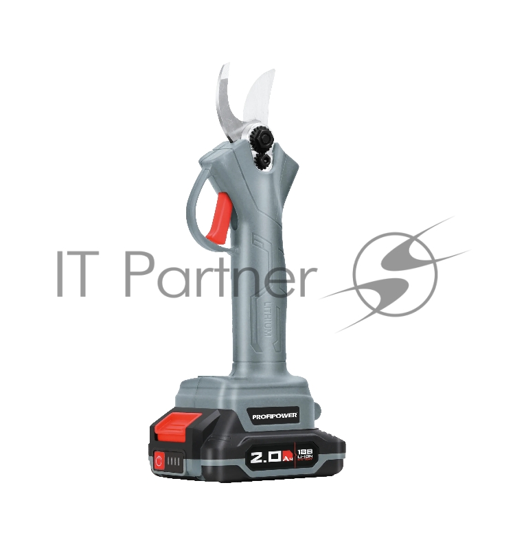 Аккумуляторный секатор садовый бесщеточный ProfiPower MKGSP-18V (Li-ion-2шт, 2.0Ач, зап. лезвие, набор ключей, З/У, в кейсе)