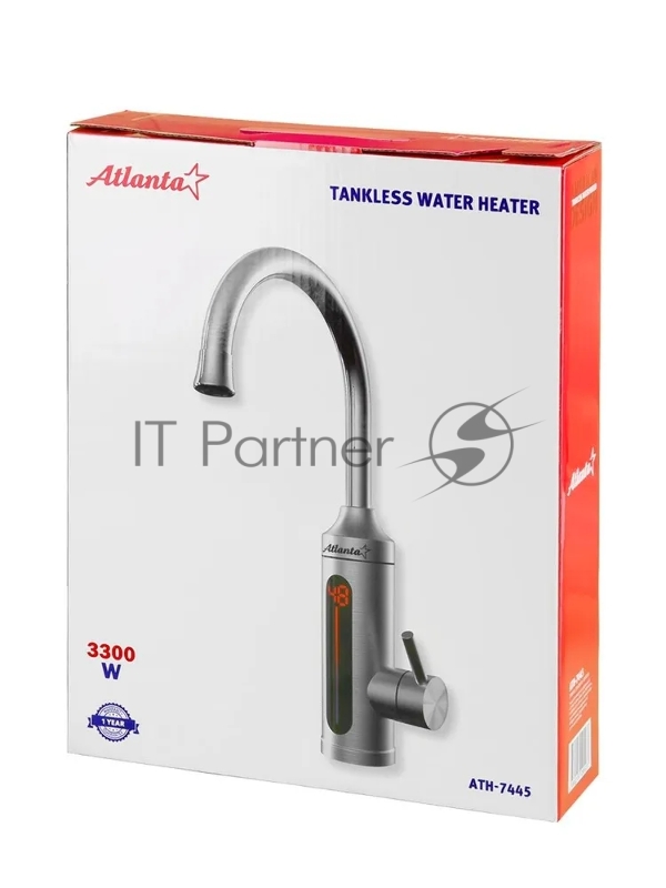 Водонагреватель ATLANTA ATH-7445 (silver)