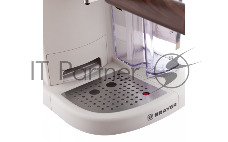 Кофеварка BRAYER BR1108, 1300 Вт, 15 бар, автомат.капучин, резерв 1,5л, резер.д.молока 0,5 л