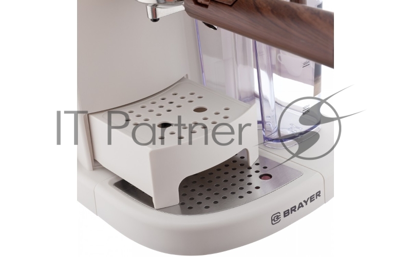 Кофеварка BRAYER BR1108, 1300 Вт, 15 бар, автомат.капучин, резерв 1,5л, резер.д.молока 0,5 л