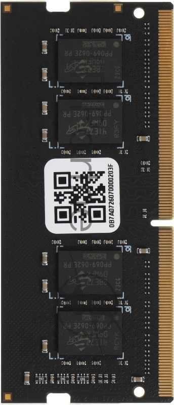 Оперативная память ТМИ SO-DIMM 8ГБ DDR4-3200 (PC4-25600), 1024x8, C22, 1,2V consumer memory, МПТ 33 балла