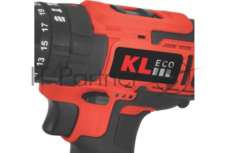 Шуруповерт ударный аккумуляторный KLECO KE18DM-20DB (18В, Li-ion-2шт, 2 Ач, 30Нм, З/У, биты 32шт, сверла 9шт дерево/металл, кейс)