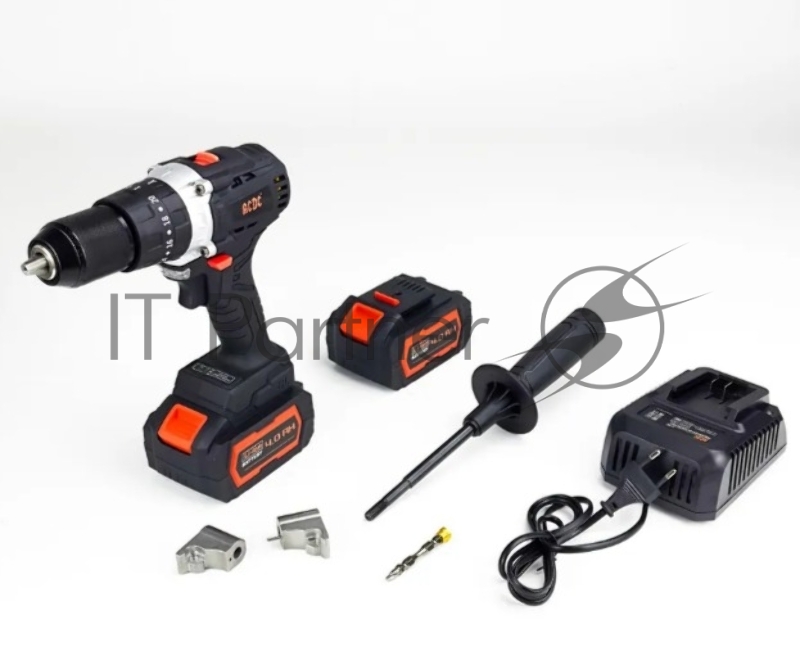 Аккумуляторная дрель ударная бесщеточная ACDC BLLIDCD-21B ONE PLUS (Li-ion-2шт, 4.0Ач, 90Нм, З/У, магнитная бита, в кейсе)