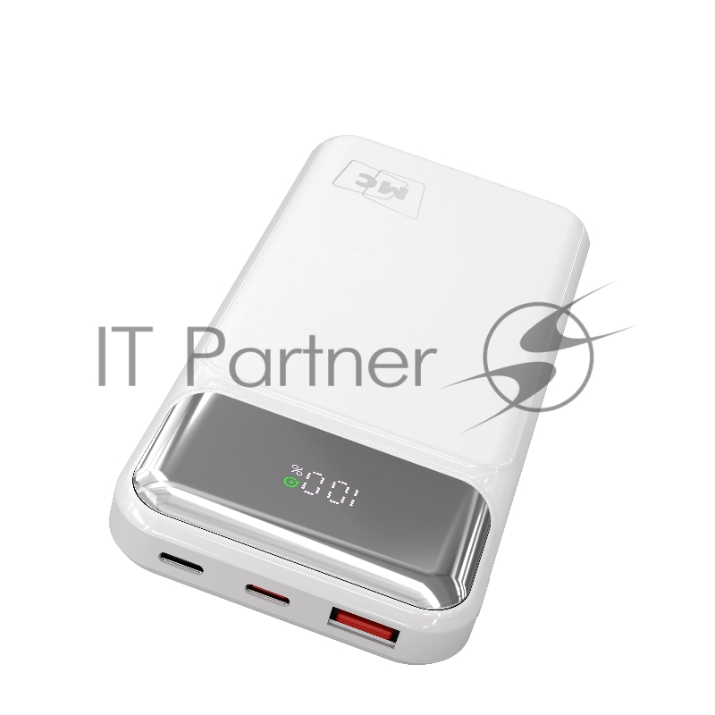 Внешний аккумулятор MORE CHOICE (4620202552747) PB29-10 10000mAh 1USB+2Type-C 3.0A 22.5W+PD20W+QC3.0 , белый