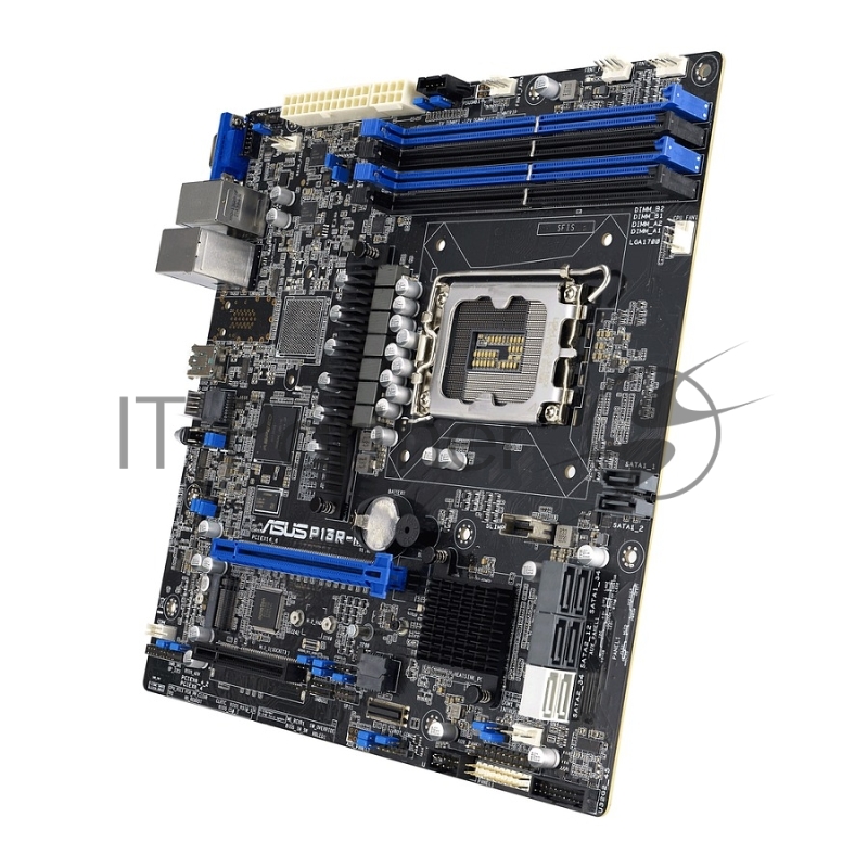 Материнская плата ASUS P13R-M LGA1700 mATX 4xDDR5 PCIEx16 PCIEx8 M.2 VGA 2хGLAN